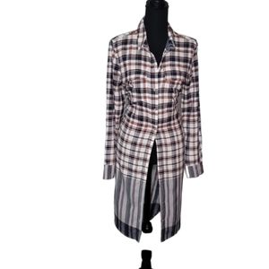 Tommy Hilfiger Women's Casual Plaid Shirt Dress (belted) red/blue/white plaid